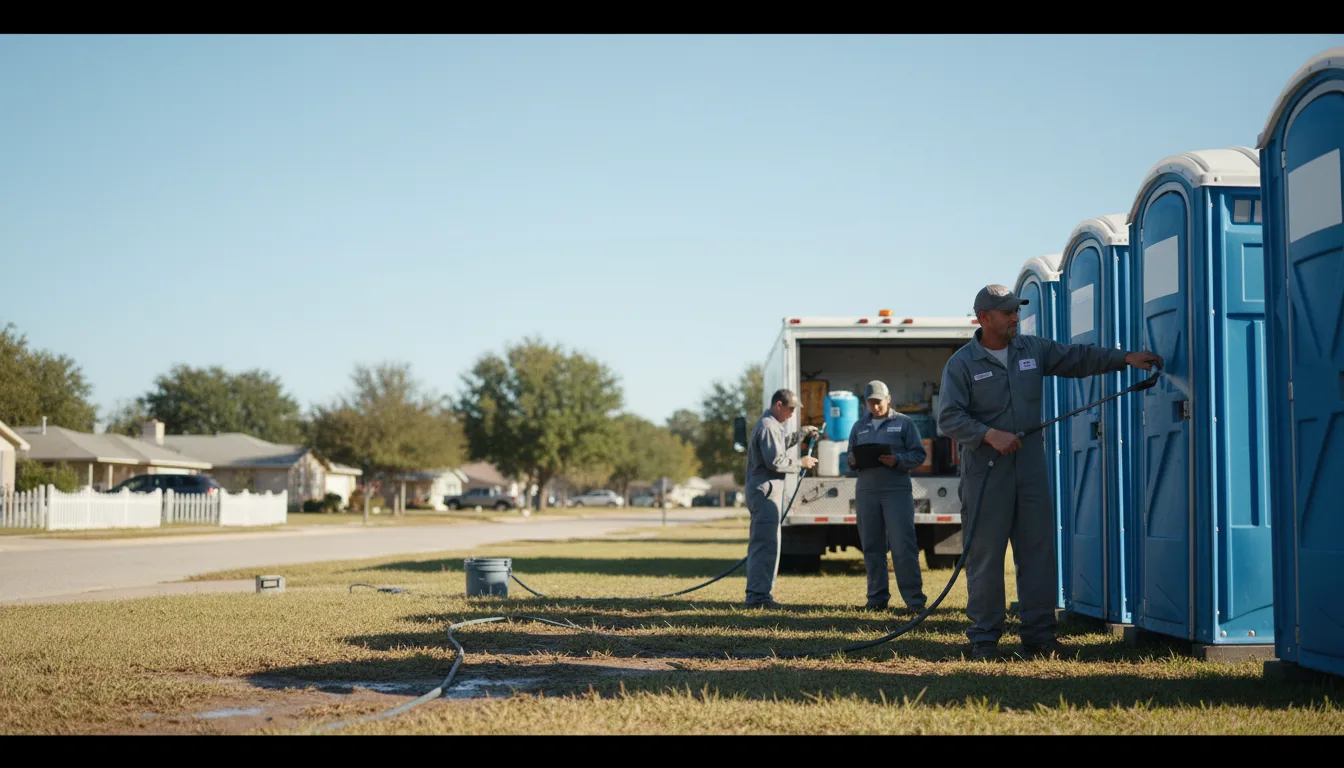 Long-Term Portable Toilet Rental in Cordova, IL near me